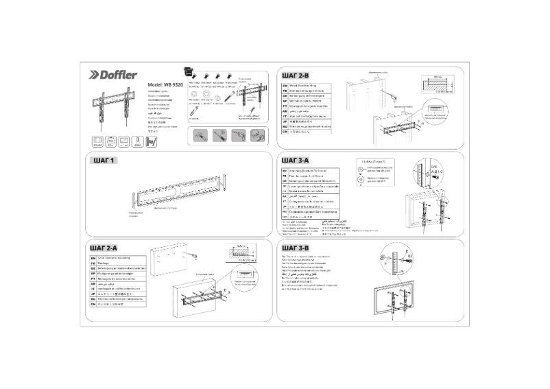 Page n°1 - Manuel utilisateur Doffler WB 9320