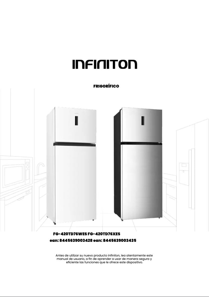 Page n°1 - Manuel utilisateur Infiniton FG-420TD76WES
