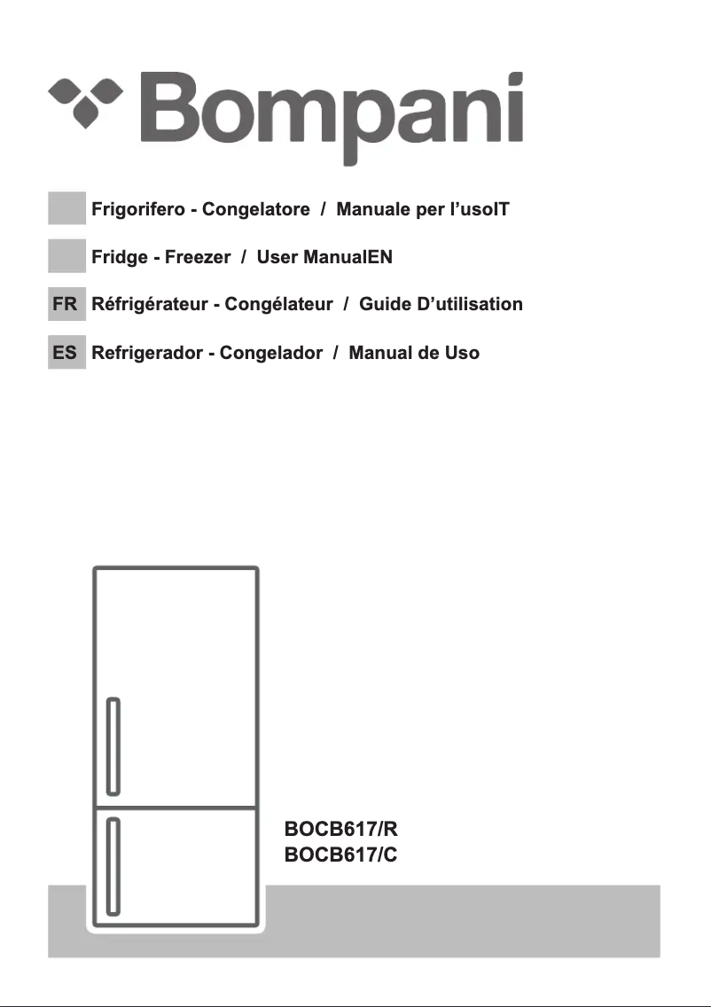 Page n°1 - Manuel utilisateur Bompani BOCB617/R