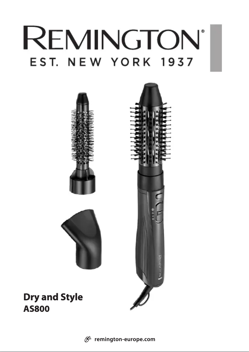 Page 1 de la notice Manuel utilisateur Remington AS800