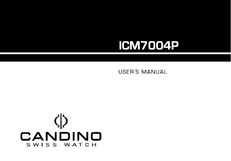 Page n°1 - Manuel utilisateur Candino C4485