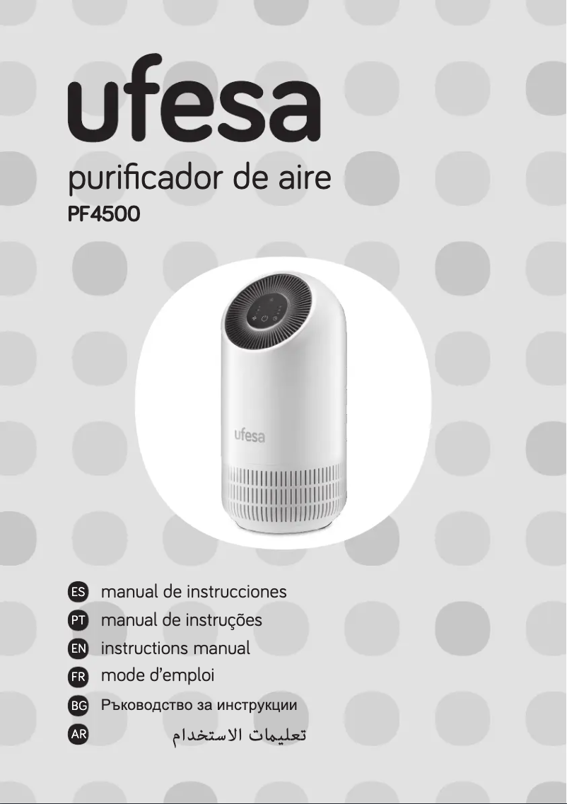 Image de la première page du manuel de l'appareil PF4500