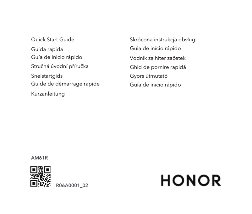 Image de la première page du manuel de l'appareil AM 61 Sport
