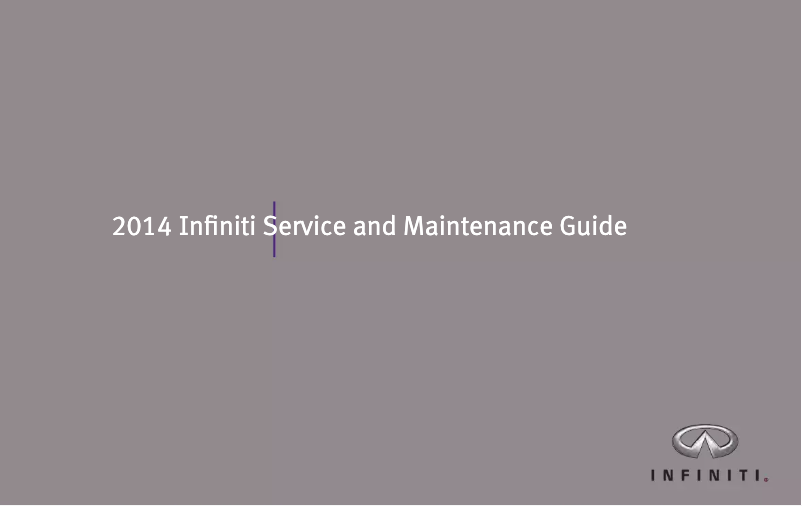 Image de la première page du manuel de l'appareil Q50 (2014)