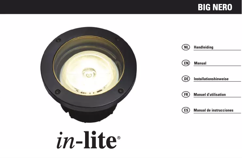 Página 1 del manual Manual de usuario in-lite Big Nero