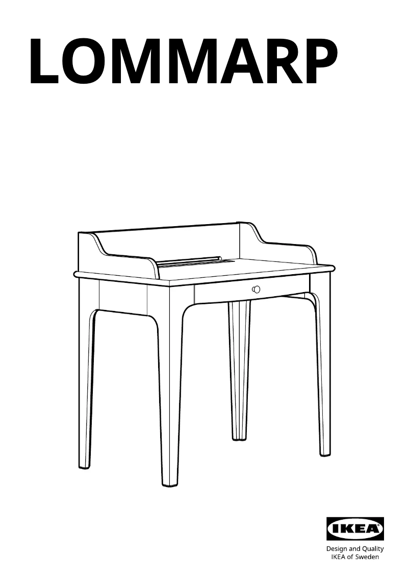 Image de la première page du manuel de l'appareil LOMMARP 204.428.27