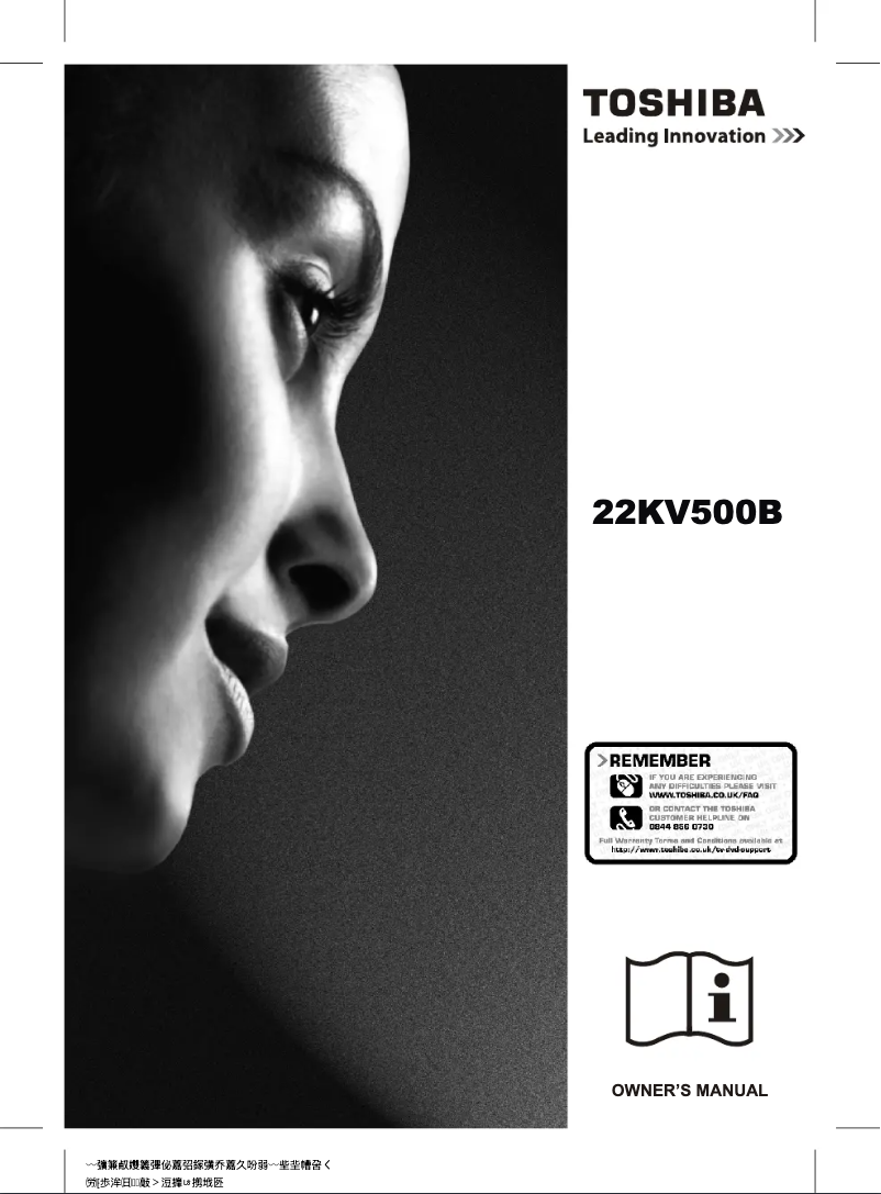 Imagen de la primera página del manual del dispositivo 22KV500B