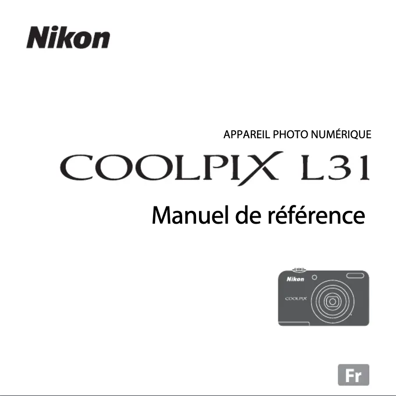 Image de la première page du manuel de l'appareil Coolpix L31