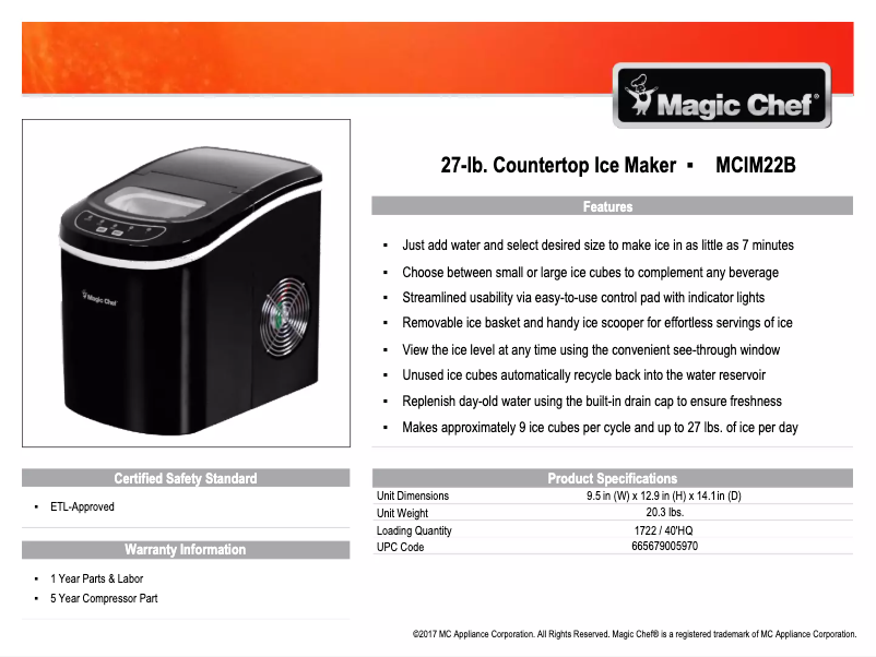 Image de la première page du manuel de l'appareil MCIM22SV