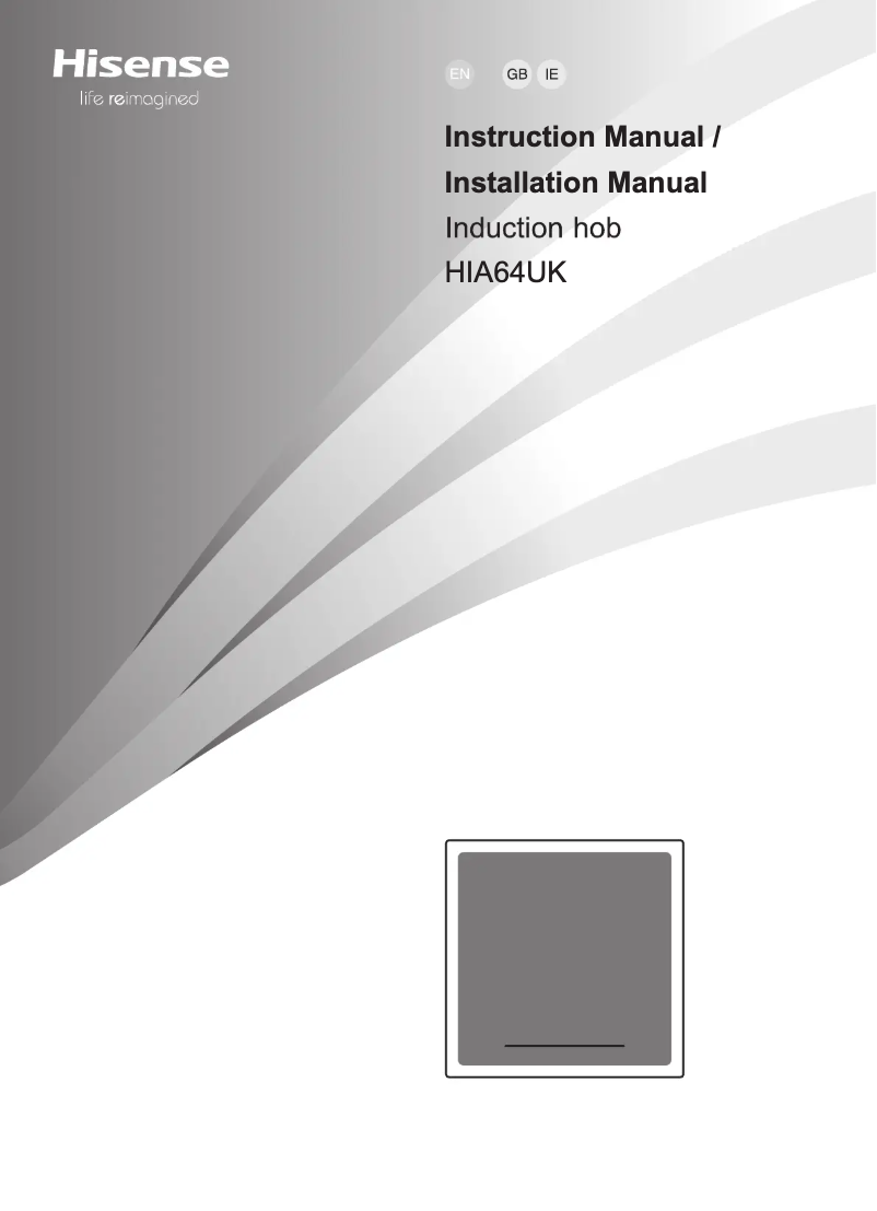 Page 1 de la notice Manuel utilisateur Hisense HIA64UK