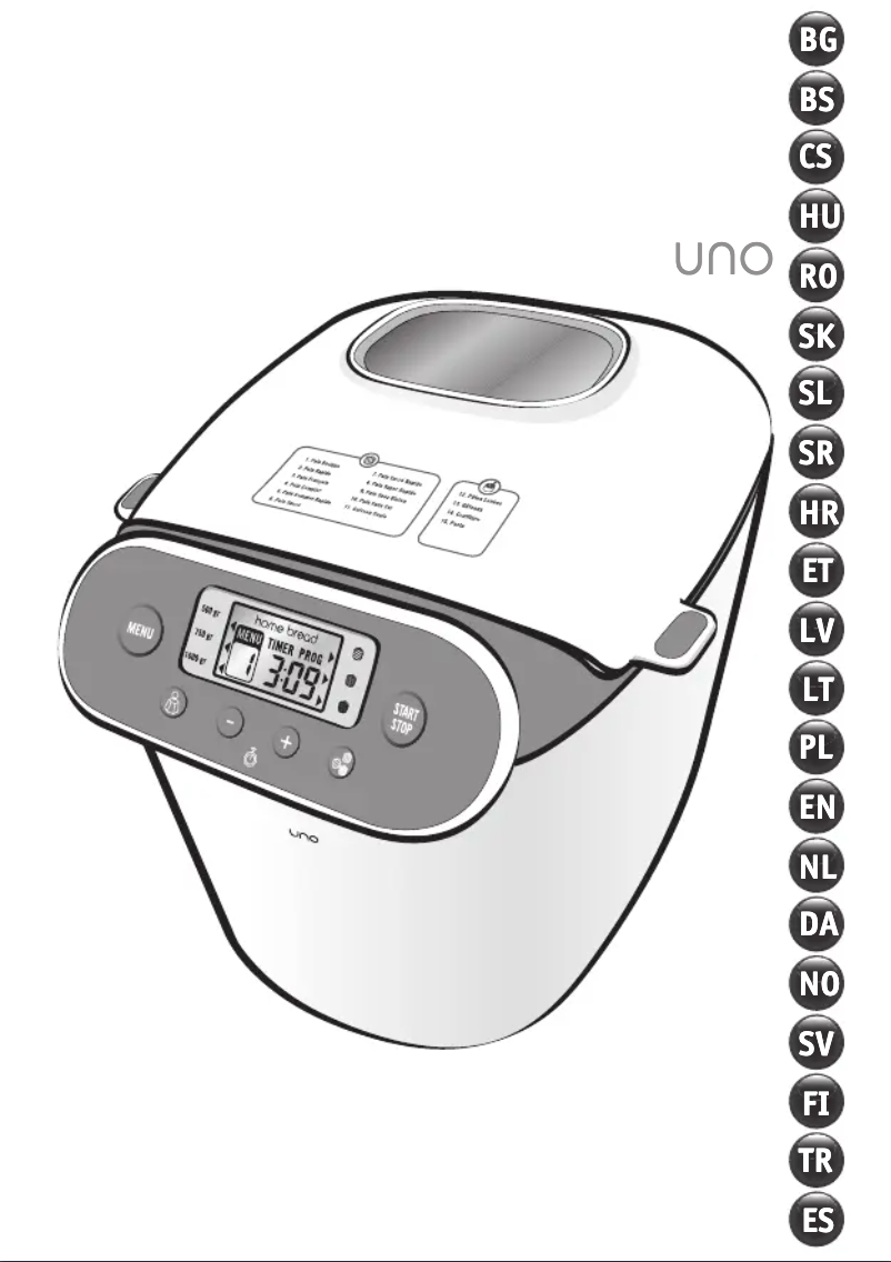 Page n°1 - Manuel utilisateur Tefal Uno PF3101
