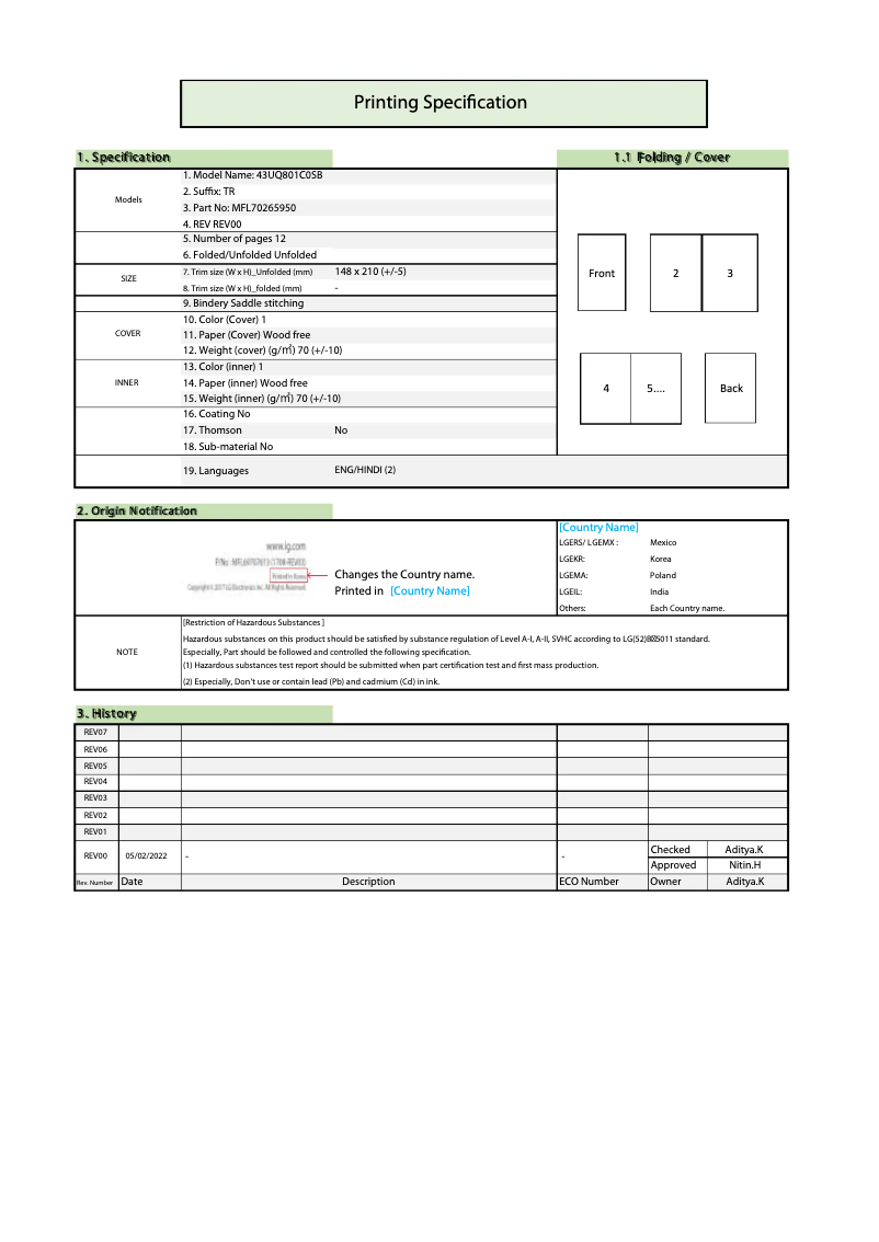 Page n°1 - Manuel utilisateur LG 75UQ801C0SB