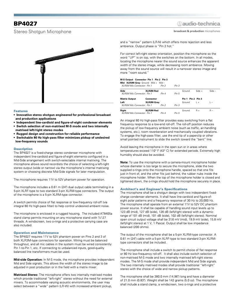 Image de la première page du manuel de l'appareil BP4027
