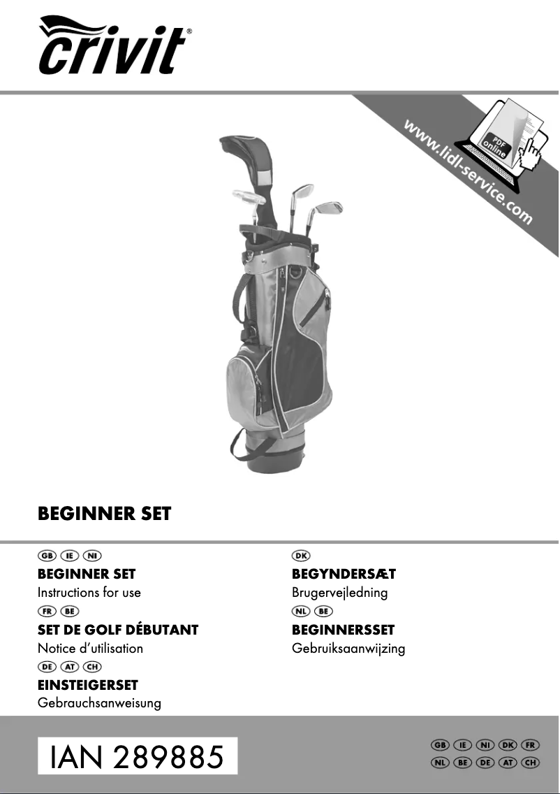 Página 1 del manual Manual de usuario Crivit IAN 289885