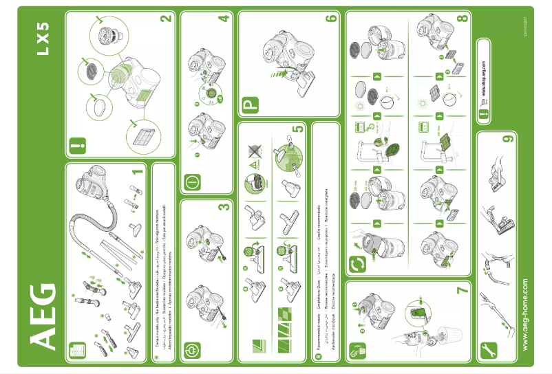 Page n°1 - Manuel utilisateur AEG LX5