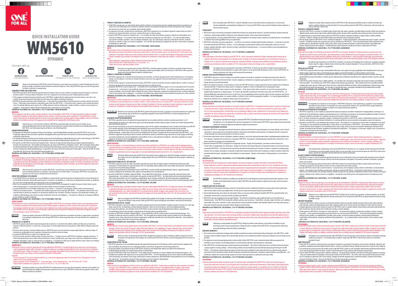 Image de la première page du manuel de l'appareil WM 5610