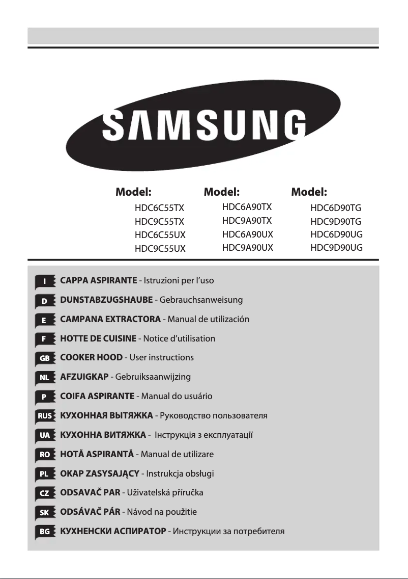 Page n°1 - Manuel utilisateur Samsung HDC9D90UG