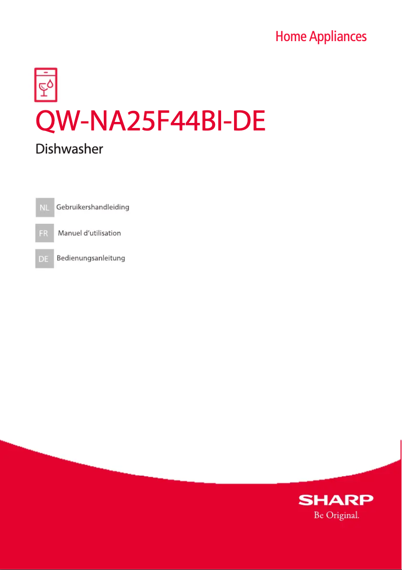 Page n°1 - Manuel utilisateur Sharp QW-NA25F44BI-DE