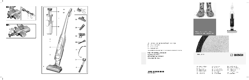 Page 1 de la notice Manuel utilisateur Bosch Athlet BBH6P25