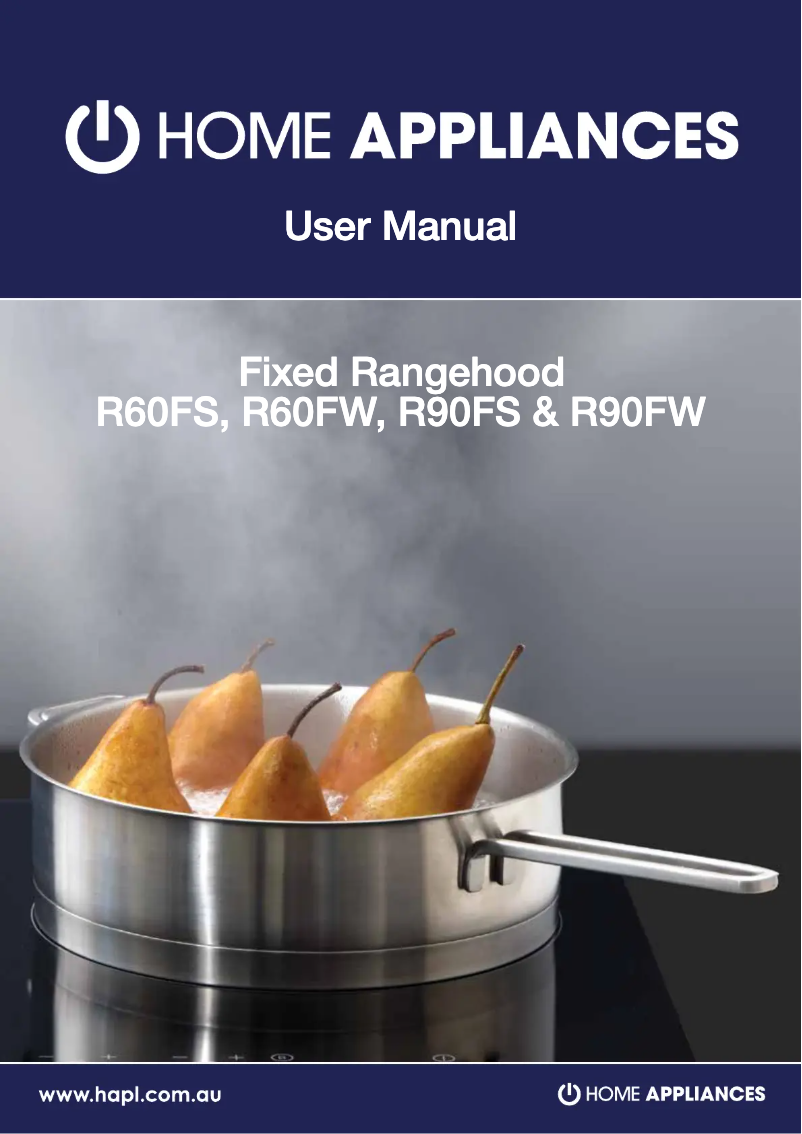 Image de la première page du manuel de l'appareil R90FW