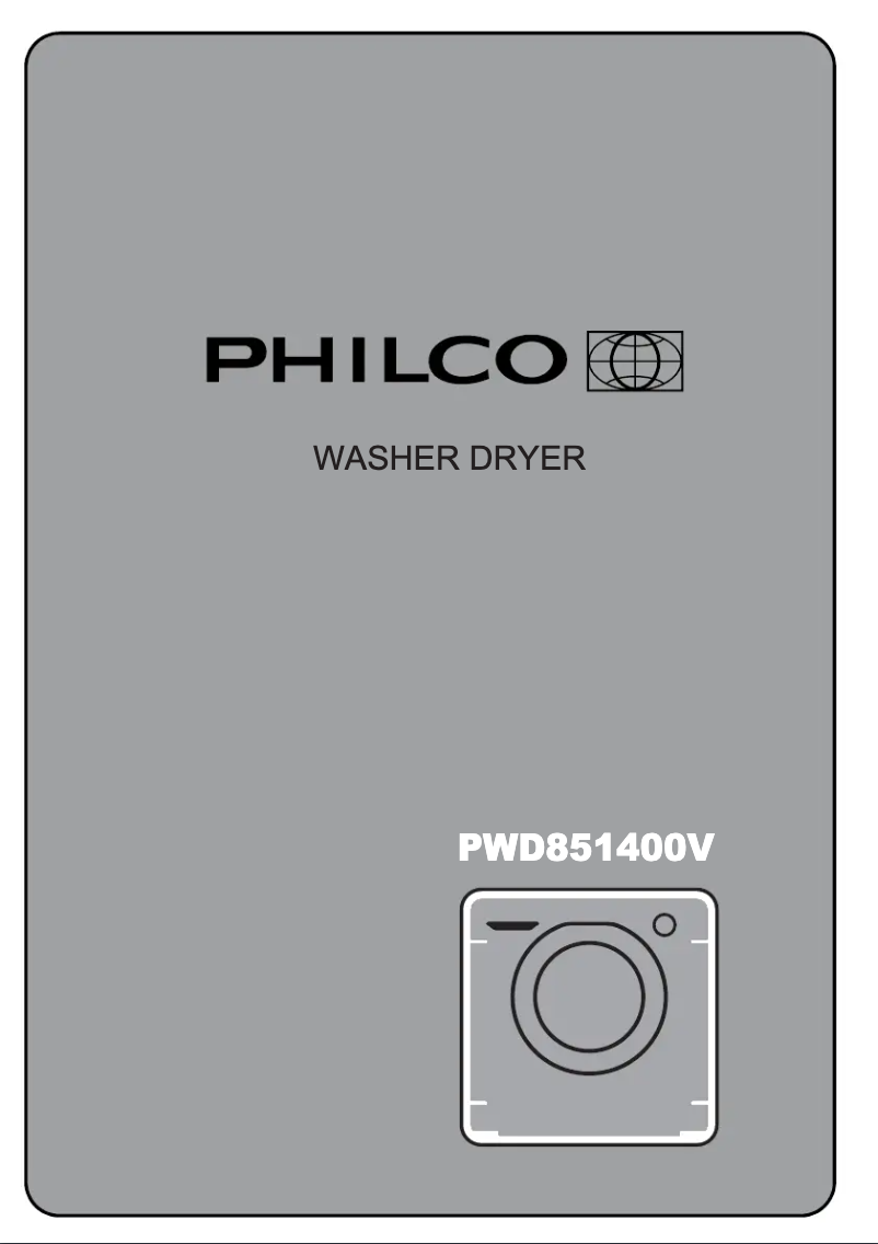 Page 1 de la notice Manuel utilisateur Philco PWD851400V