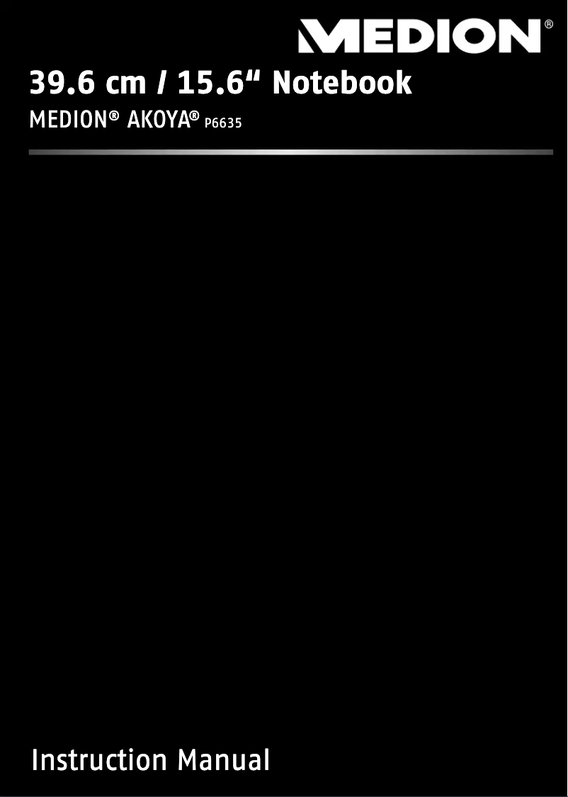 Page 1 de la notice Manuel utilisateur Medion Akoya P6635 MD98292