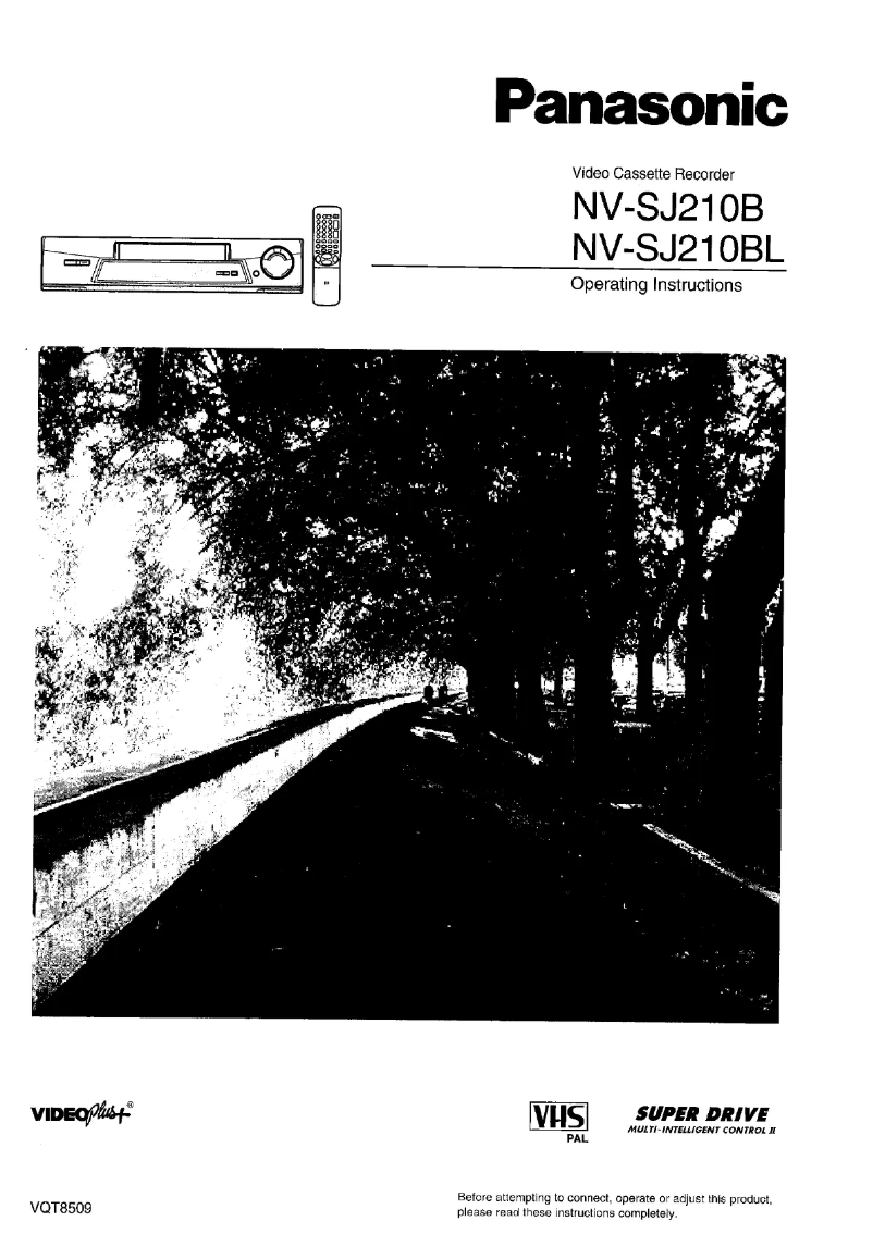 Image de la première page du manuel de l'appareil NV-SJ210B