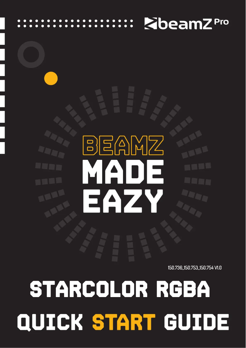 Image de la première page du manuel de l'appareil StarColor205