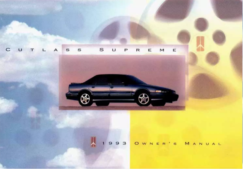 Page n°1 - Manuel utilisateur Oldsmobile Cutlass Supreme (1993)