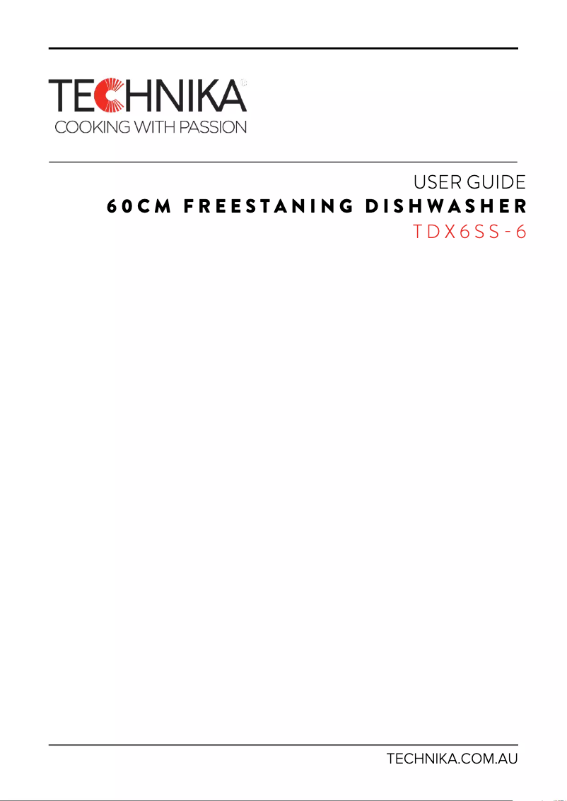 Page 1 de la notice Manuel utilisateur Technika TDX6SS-6