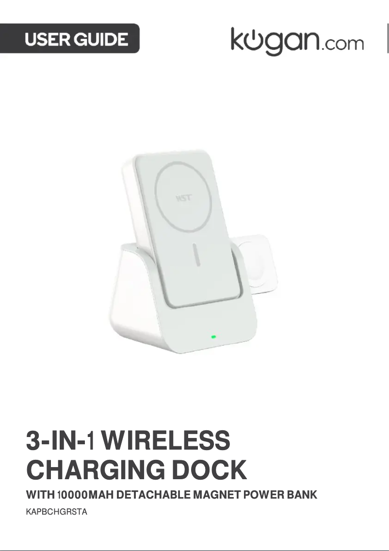 Page 1 de la notice Manuel utilisateur Kogan KAPBCHGRSTA
