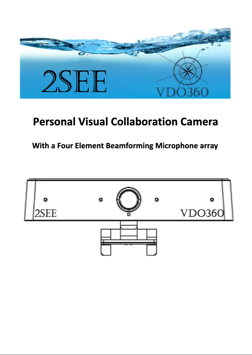 Page n°1 - Manuel utilisateur VDO360 2SEE