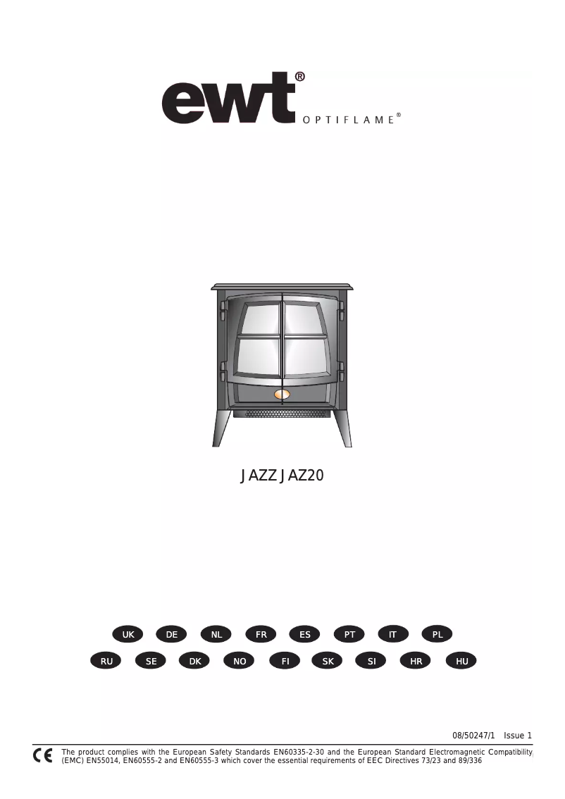 Página 1 del manual Manual de usuario EWT Jazz