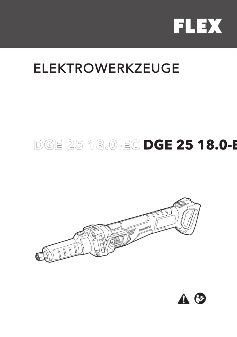 Page 1 de la notice Manuel utilisateur Flex DGE 25 18.0-EC