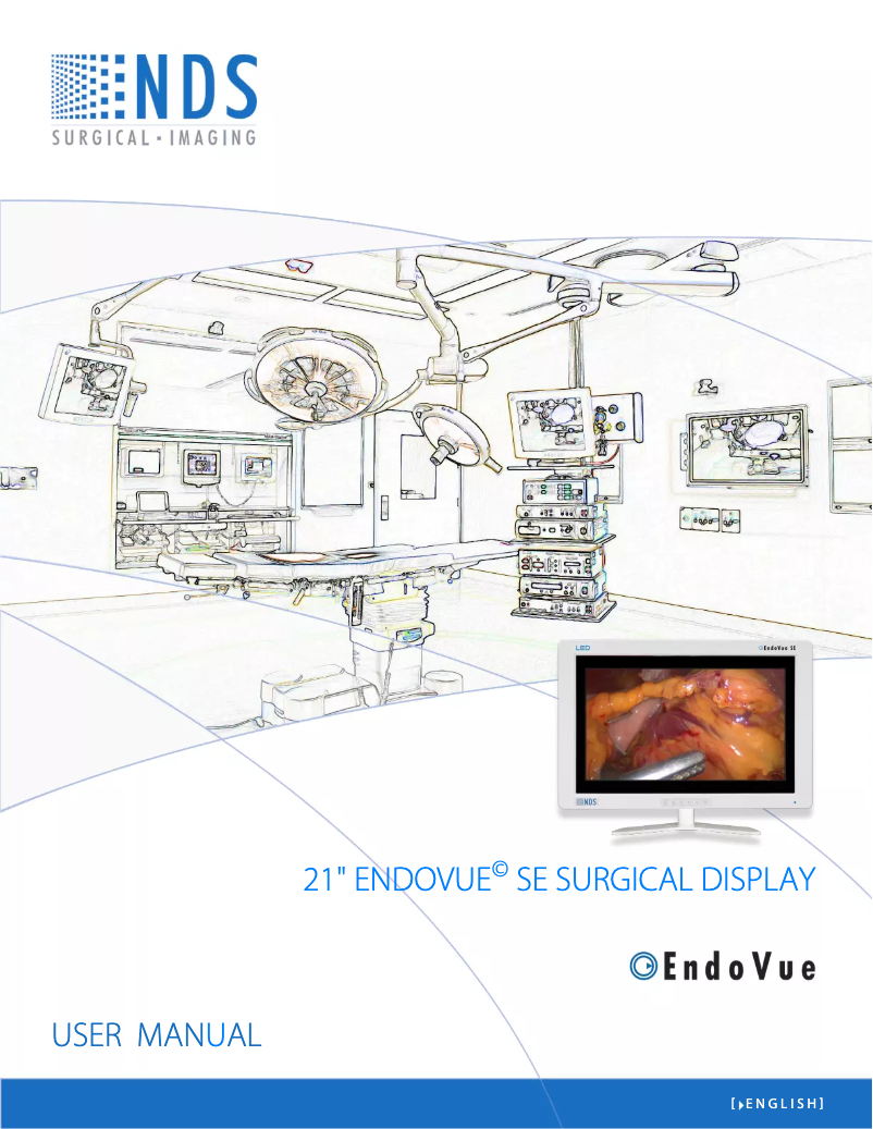 Image de la première page du manuel de l'appareil EndoVue SE