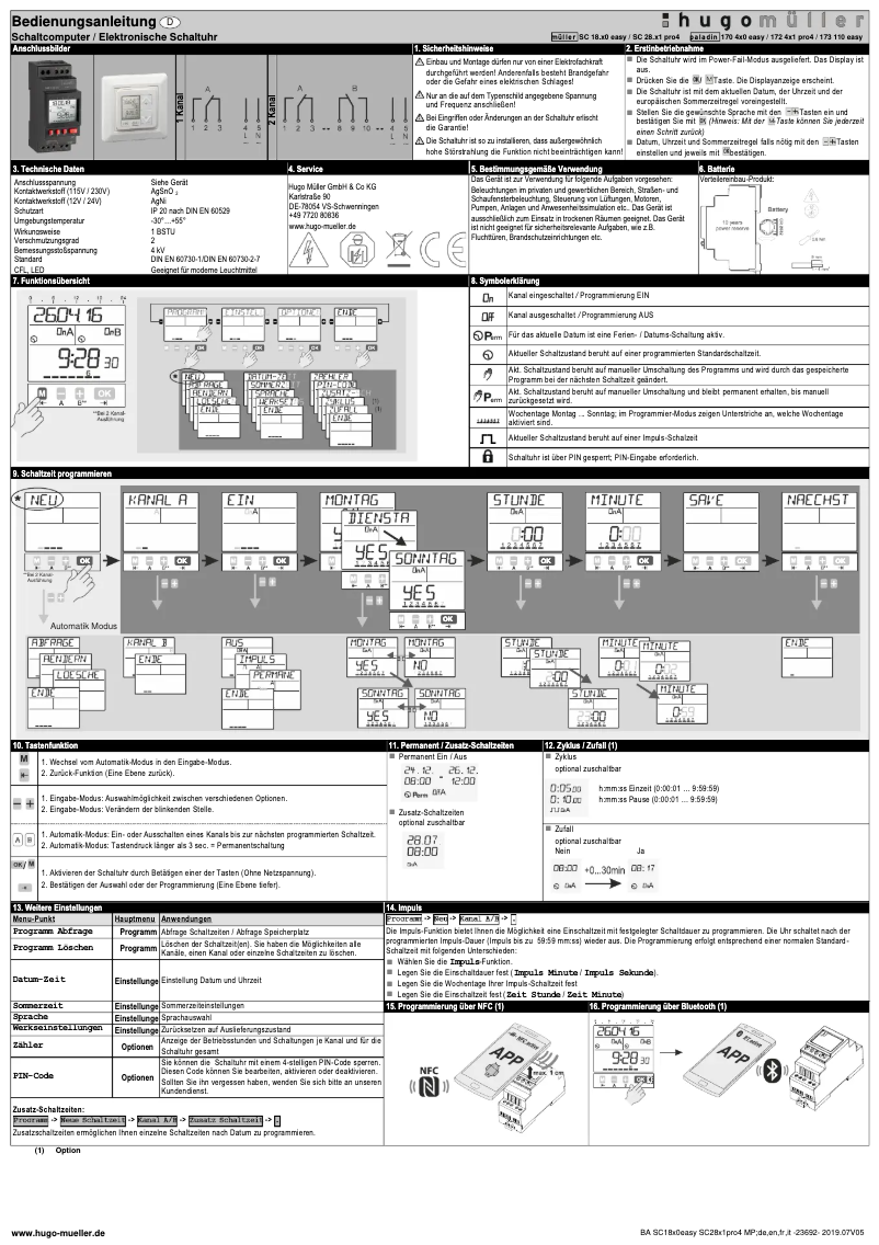 Page 1 de la notice Manuel utilisateur Paladin 01347