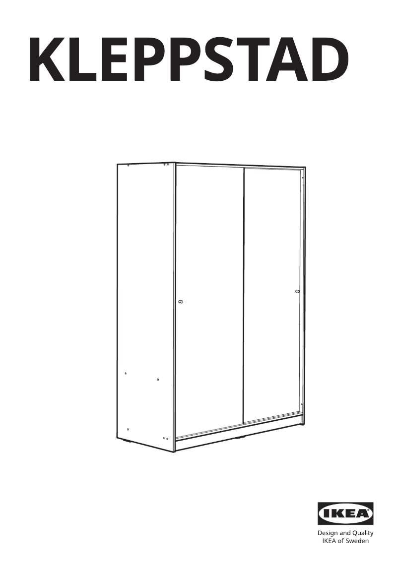 Image de la première page du manuel de l'appareil KLEPPSTAD