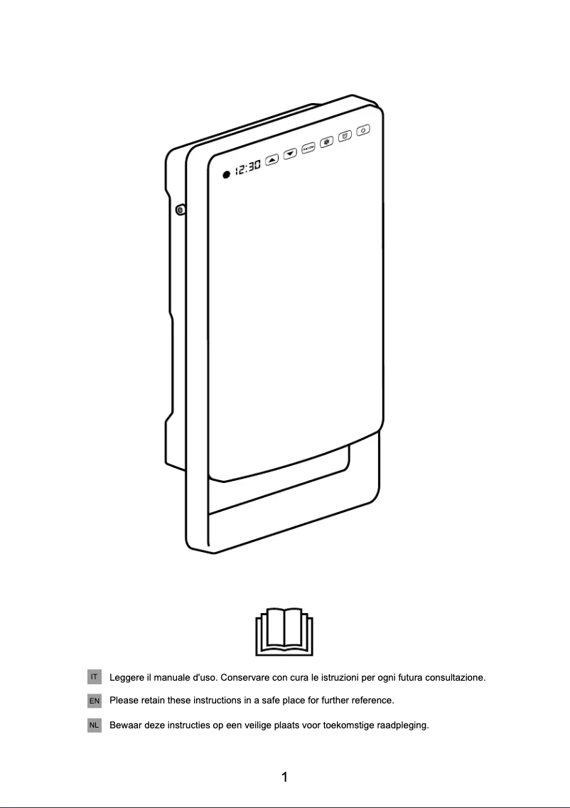 Page n°1 - Manuel utilisateur Radialight Touch