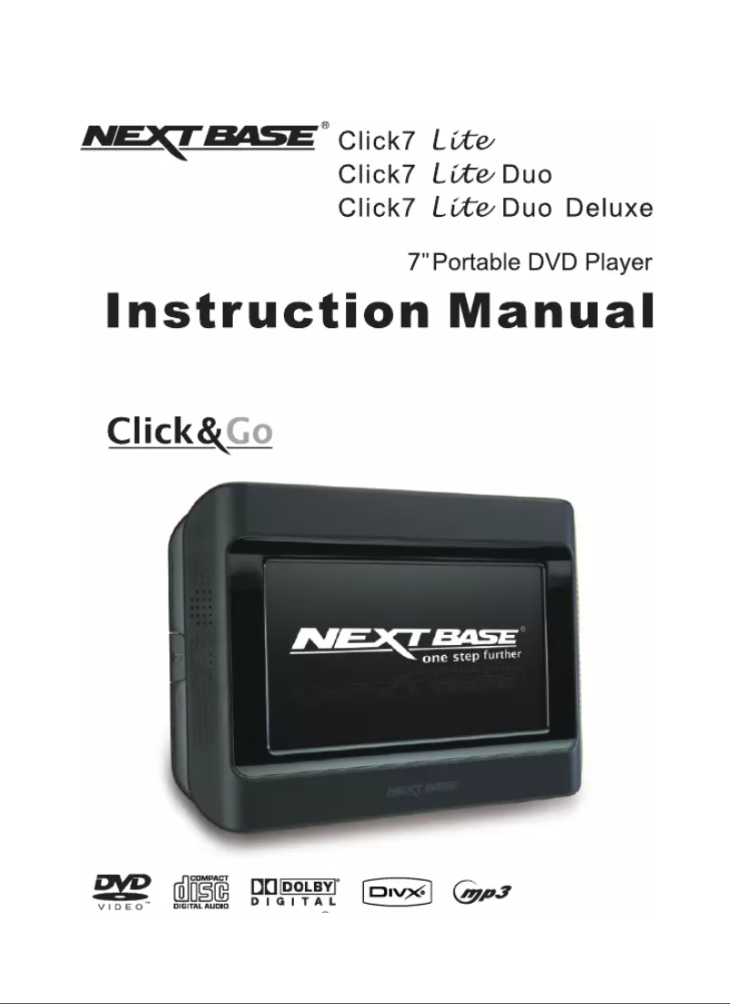 Page n°1 - Manuel utilisateur Nextbase Click 7 Lite Duo Deluxe