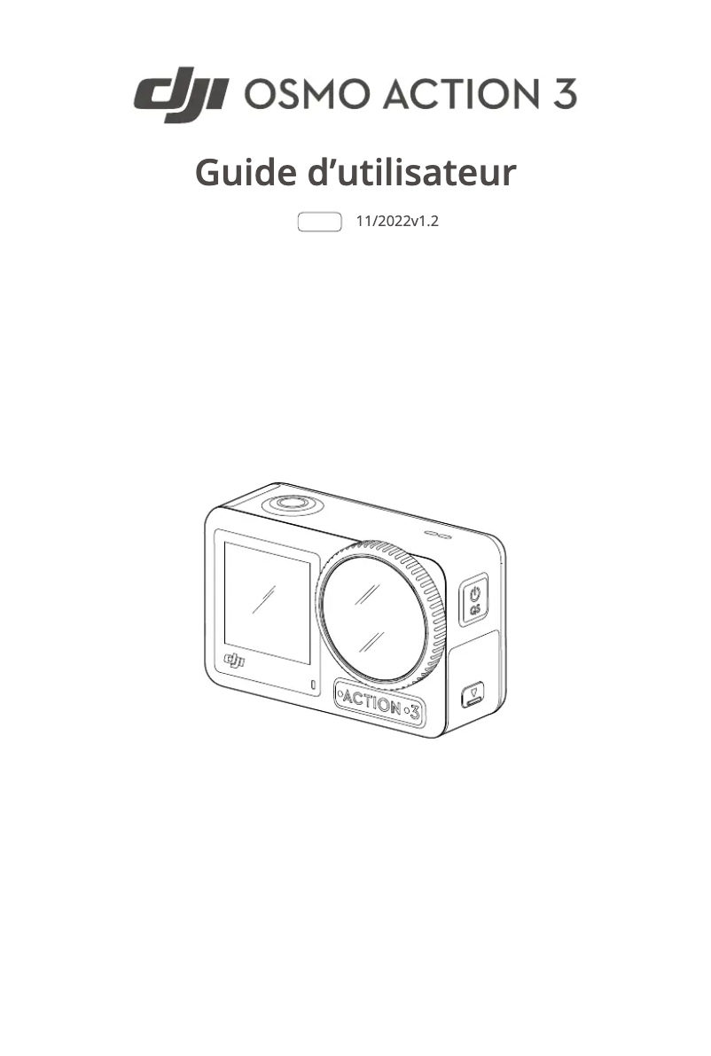 Page n°1 - Manuel utilisateur DJI Osmno Action 3