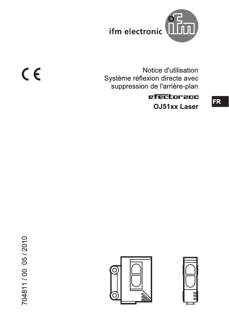 Page n°1 - Manuel utilisateur IFM OJ5152