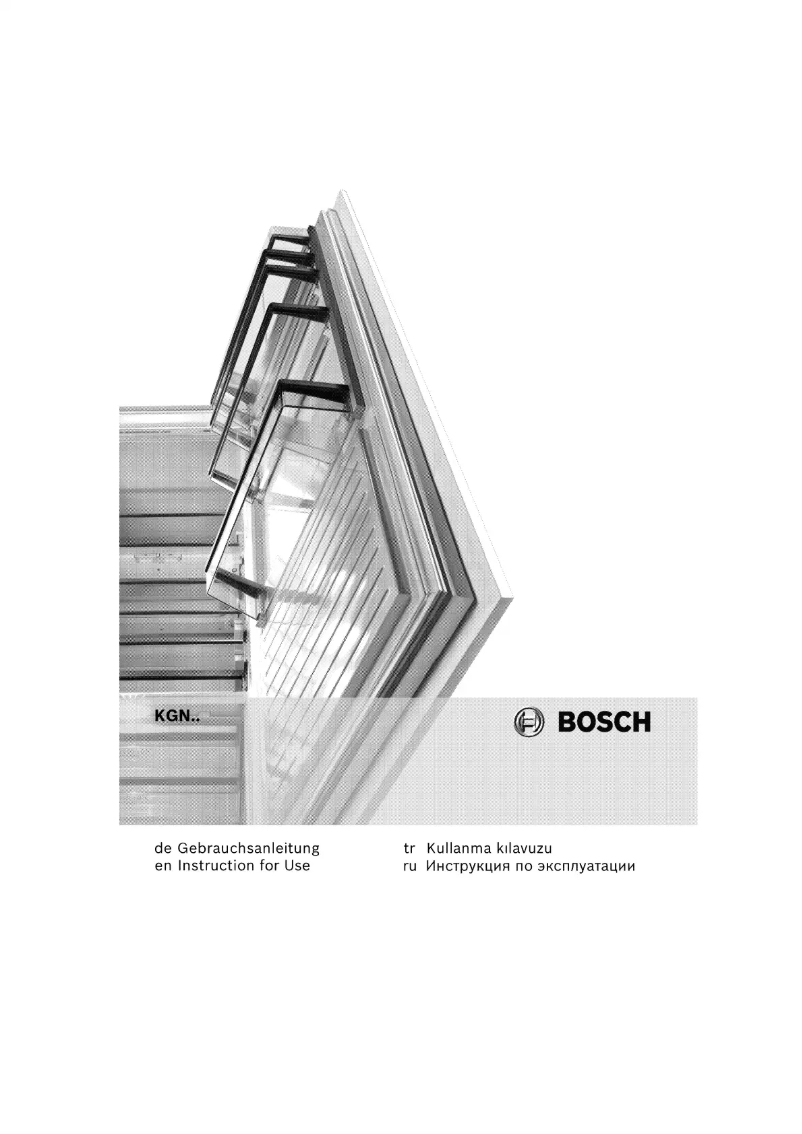 Page n°1 - Manuel utilisateur Bosch KGN57PI34N