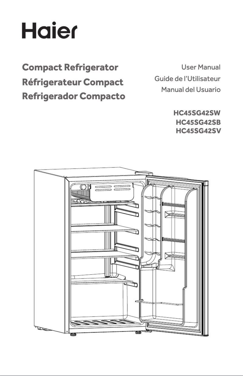 Image de la première page du manuel de l'appareil HC45SG42SB