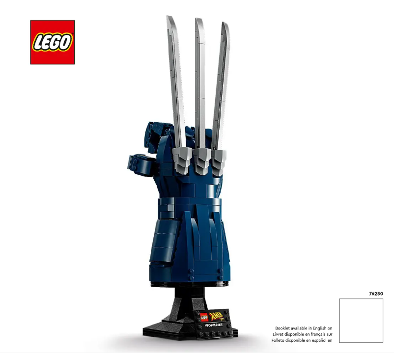 Page 1 de la notice Manuel utilisateur Lego Marvel 76250