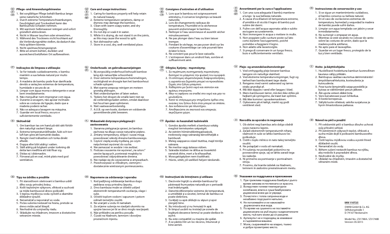 Imagen de la primera página del manual del dispositivo IAN 110725