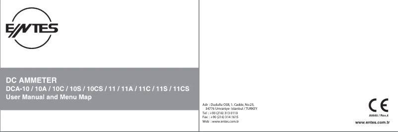 Page 1 de la notice Manuel utilisateur ENTES DCA-10