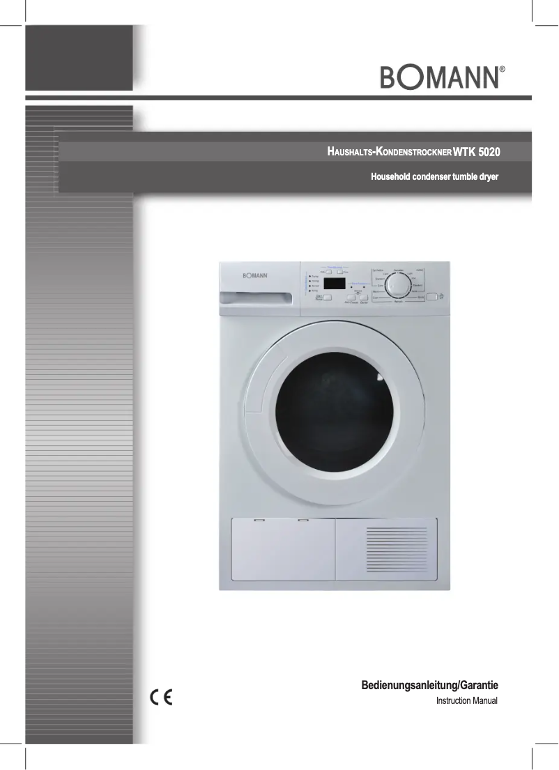 Image de la première page du manuel de l'appareil WTK 5020