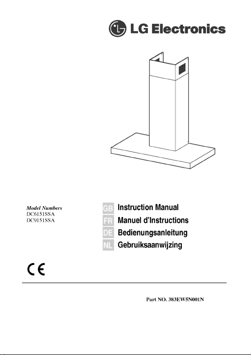 Image de la première page du manuel de l'appareil DC6151SSA