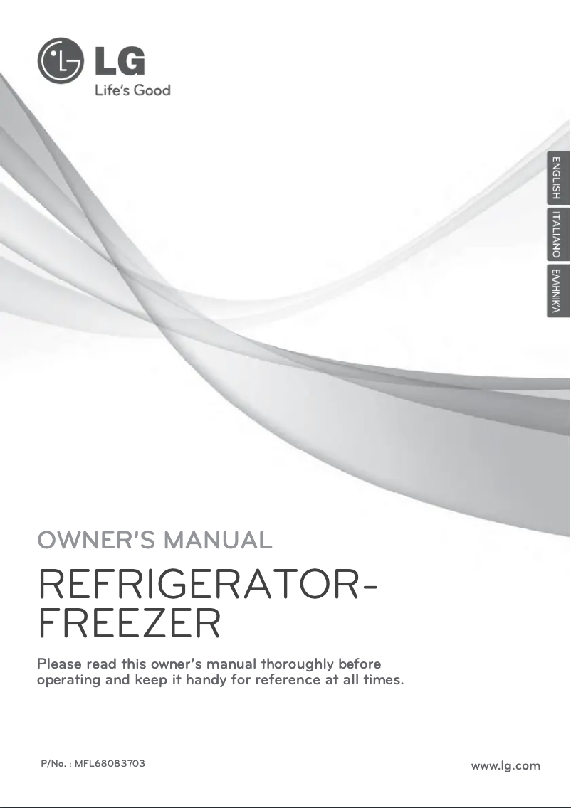 Image de la première page du manuel de l'appareil GBF548NSDZB