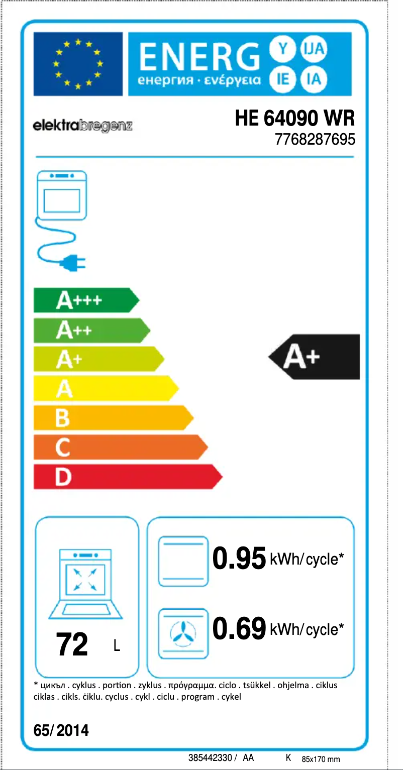Image de la première page du manuel de l'appareil HE 64090 WR